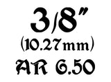 ID: 10.27mm 3/8" AR-6.50 wire:1,6mm 16SWG AA