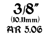 ID: 10.11mm 3/8" AR-5.06 wire:2,0mm 14SWG AA