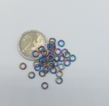 Rainbow ID: 3,55mm 9/64" AR-2.96 wire:1,2mm 18SWG TI