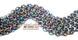 Square Wire Rainbow ID: 4,2mm 5/32" wire:1,2mm 18SWG TI