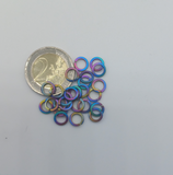 Square Wire Rainbow ID: 5,1mm 3/16" wire:1,2mm 18SWG TI