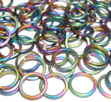 Square Wire Rainbow ID: 8,5mm 19/64" wire:1,2mm 18SWG TI