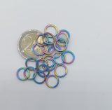 Square Wire Rainbow ID: 8,5mm 19/64" wire:1,2mm 18SWG TI