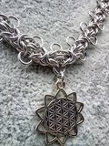 Byzy Bugs bright aluminium necklace / Aluminium Halskette