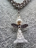 JPL3 bright aluminium necklace / Aluminium Halskette