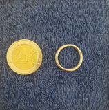 304 stainless keyring round