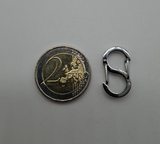 304 Stainless Steel Push Gate Snap Key Clasps