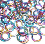 Square Wire Rainbow ID: 6,4mm 15/64" wire:1,2mm 18SWG TI