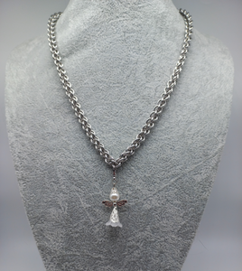 JPL3 bright aluminium necklace / Aluminium Halskette